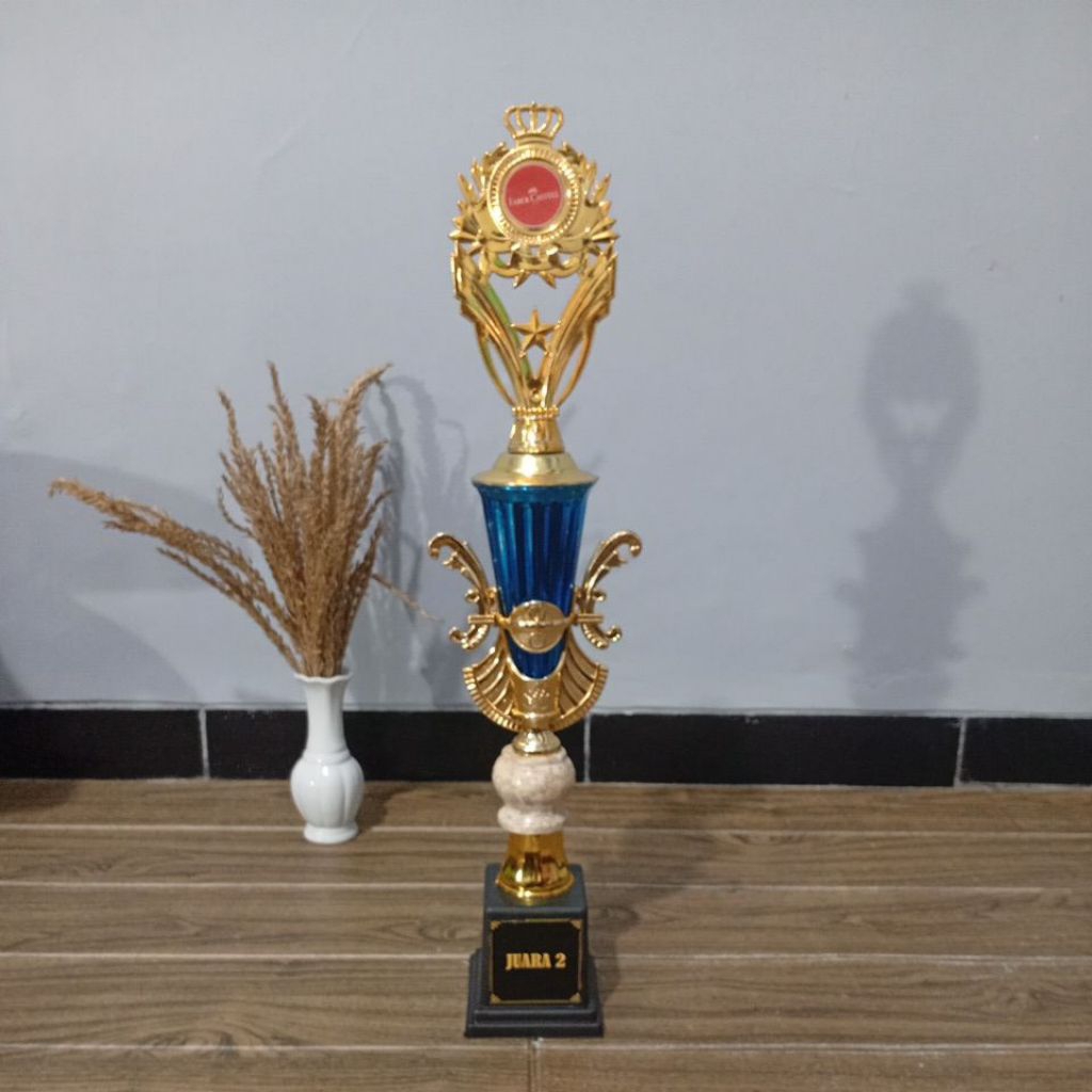 PIALA SATUAN CK IMPORT BESAR KOMBINASI MARMER GUCI 5 CM | PIALA MURAH PIALA TINGGI | PIALA LOMBA MTQ
