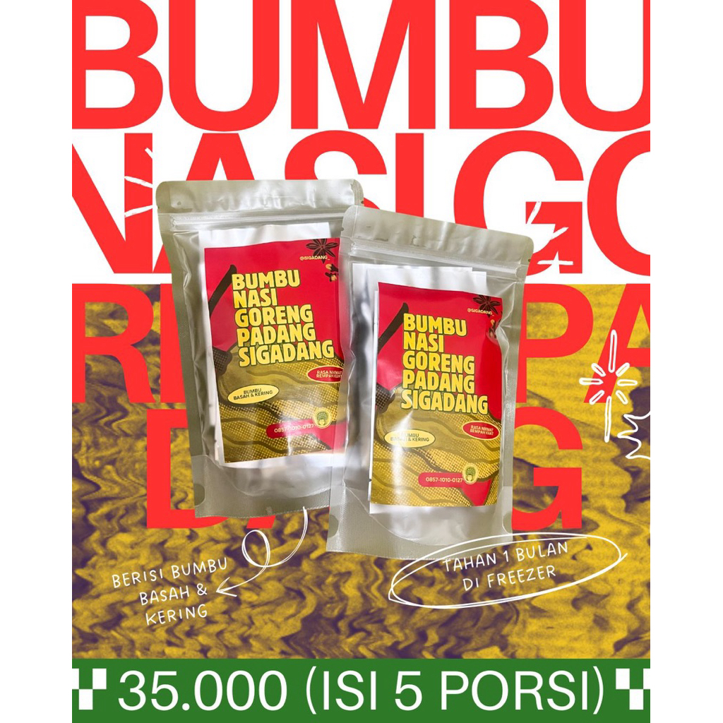 BUMBU NASI GORENG PADANG SIGADANG