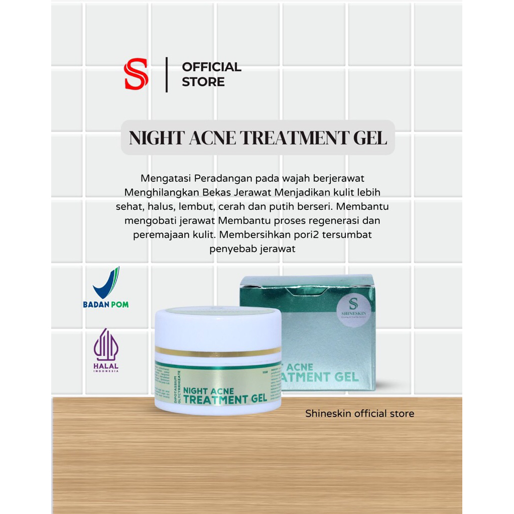 Shineskin Night Acne Treatment Gel