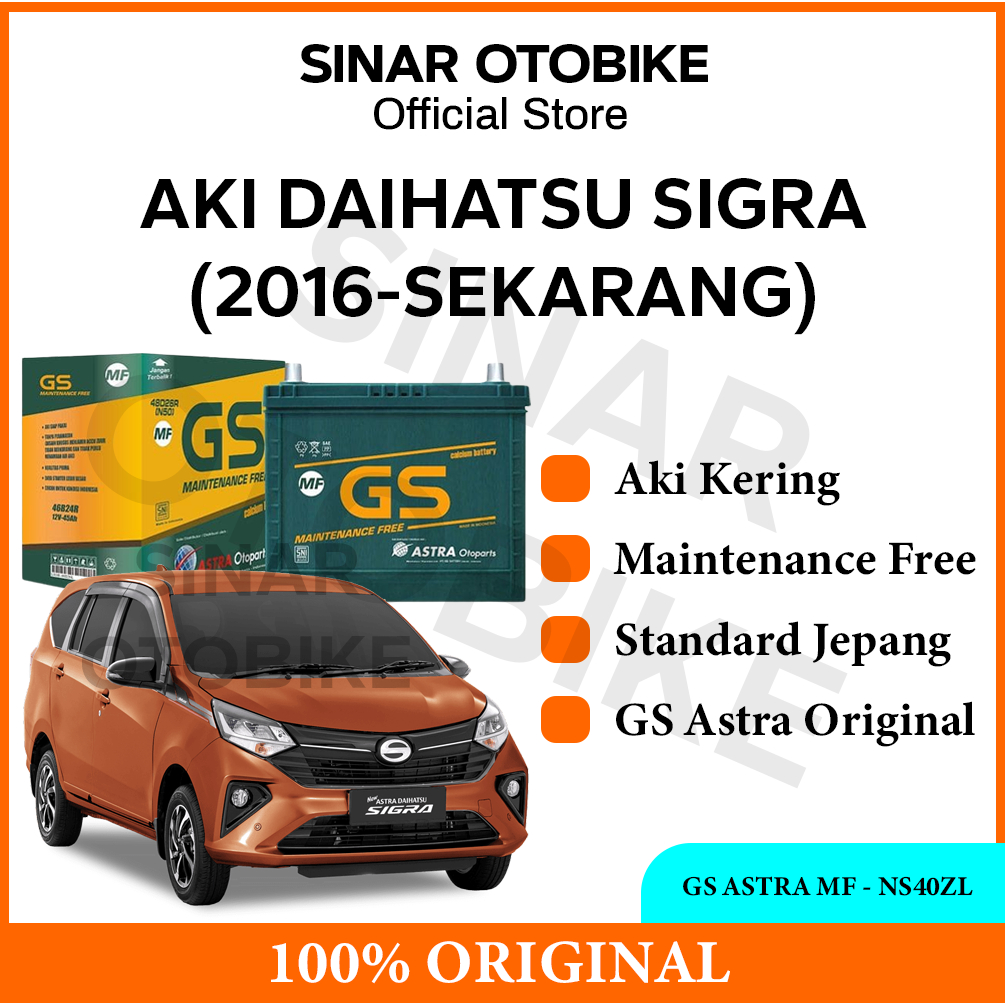 AKI SIGRA GS ASTRA MF KERING - NS40ZL