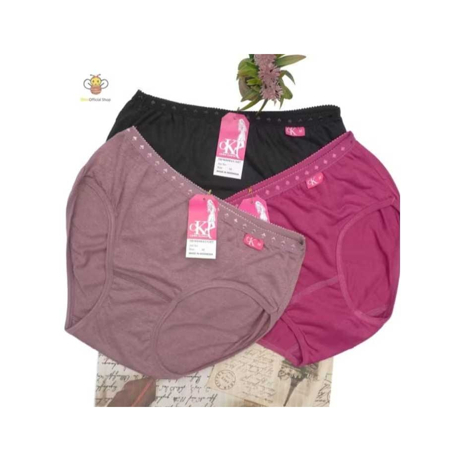 isi 6 pcs celana dalam CK celana dalam wanita dewasa termurah M L XL XXL 3XL