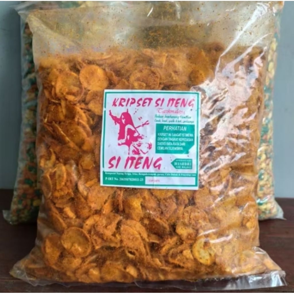 Basreng si iteng | Basreng pedas | Basreng koin