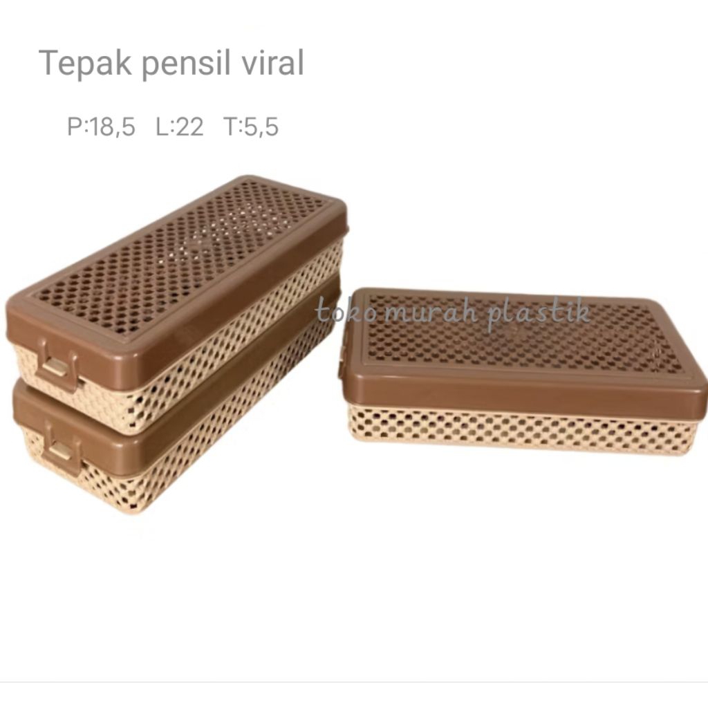 Tepak PENSIL viral/tepak penyimpanan Pensil
