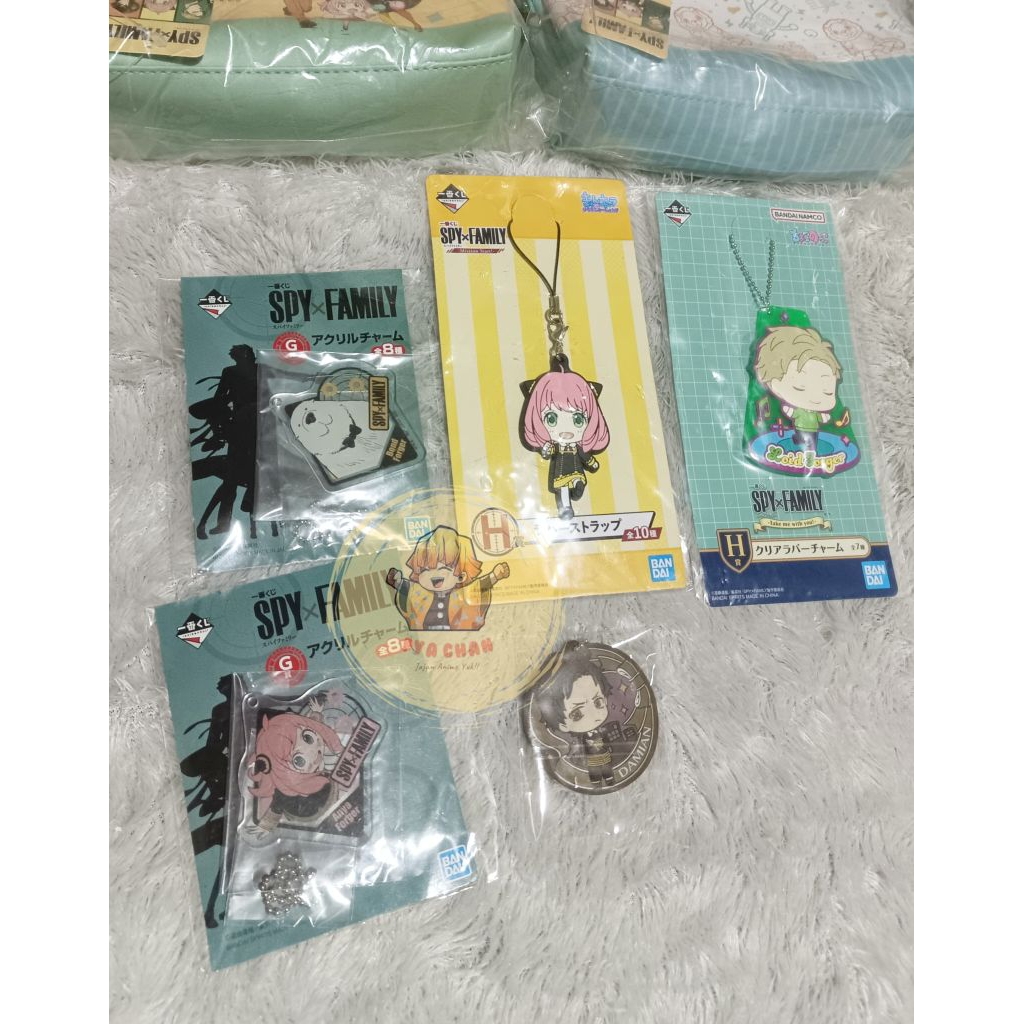Koleksi Ganci Keychain Strap Anime Spy X Family
