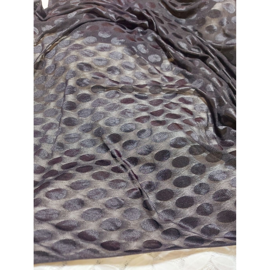 kain brokat premium  - kain brokat stretch  - kain brokat luxury  - kain brokat meteran ( hitam ) kj