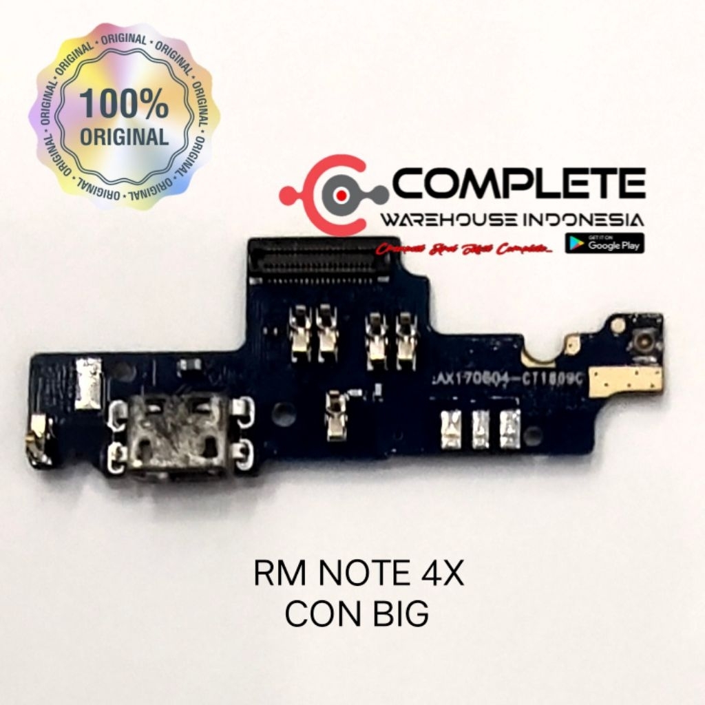 BOARD CAS REDMI NOTE 4X SMALL / BIG KONEKTOR BOARD CAS REDMI NOTE 4X / PCB BOARD CHARGER REDMI NOTE 