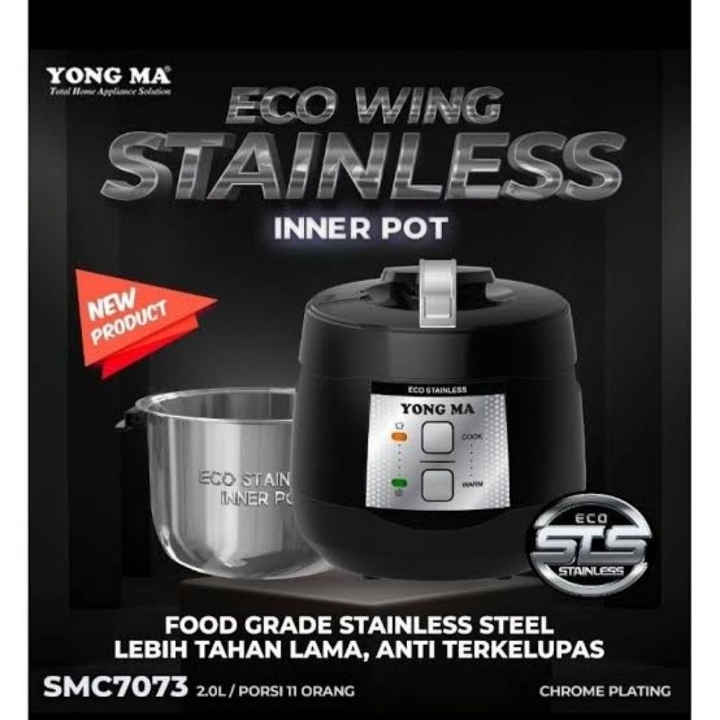 Yong Ma Magic Com Inner Pot Stainless 2 Liter