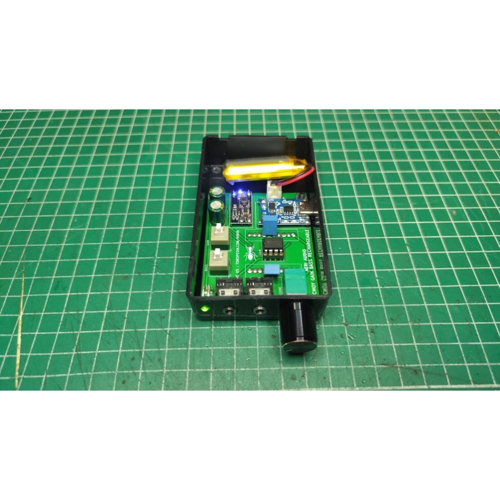 PCB Cmoy Amp Bass Boost Gain Headphone Amplifier Aeri Audio