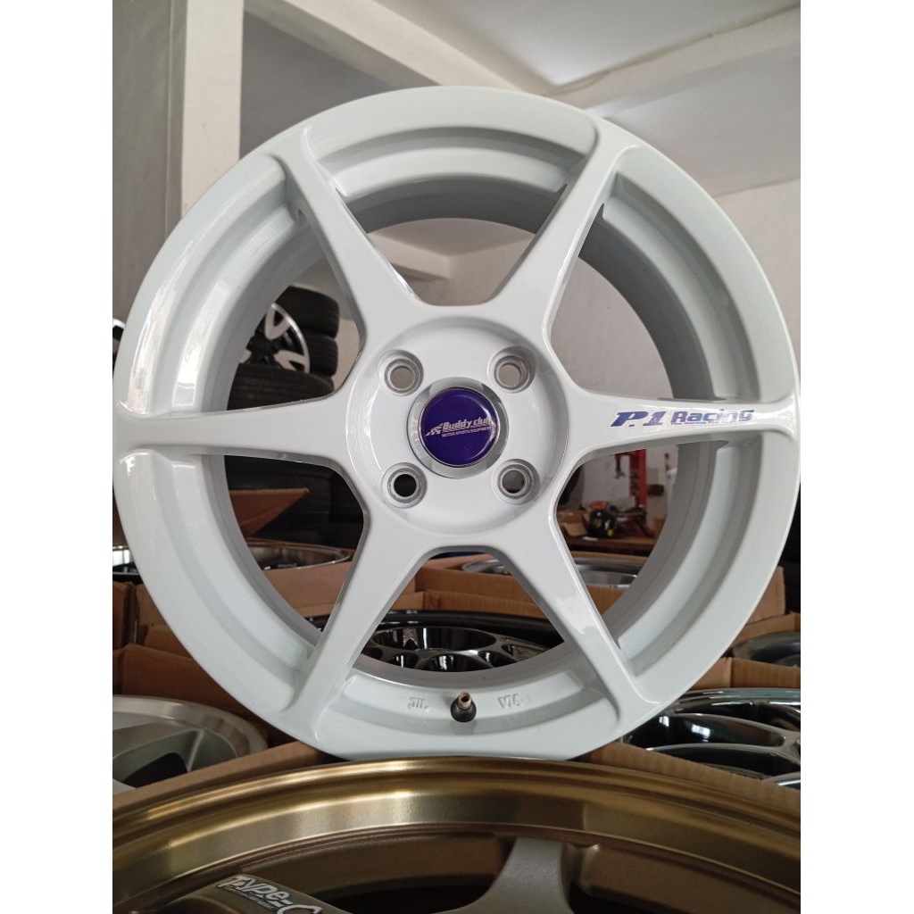 velg racing mobil p1 buddy club ring 15