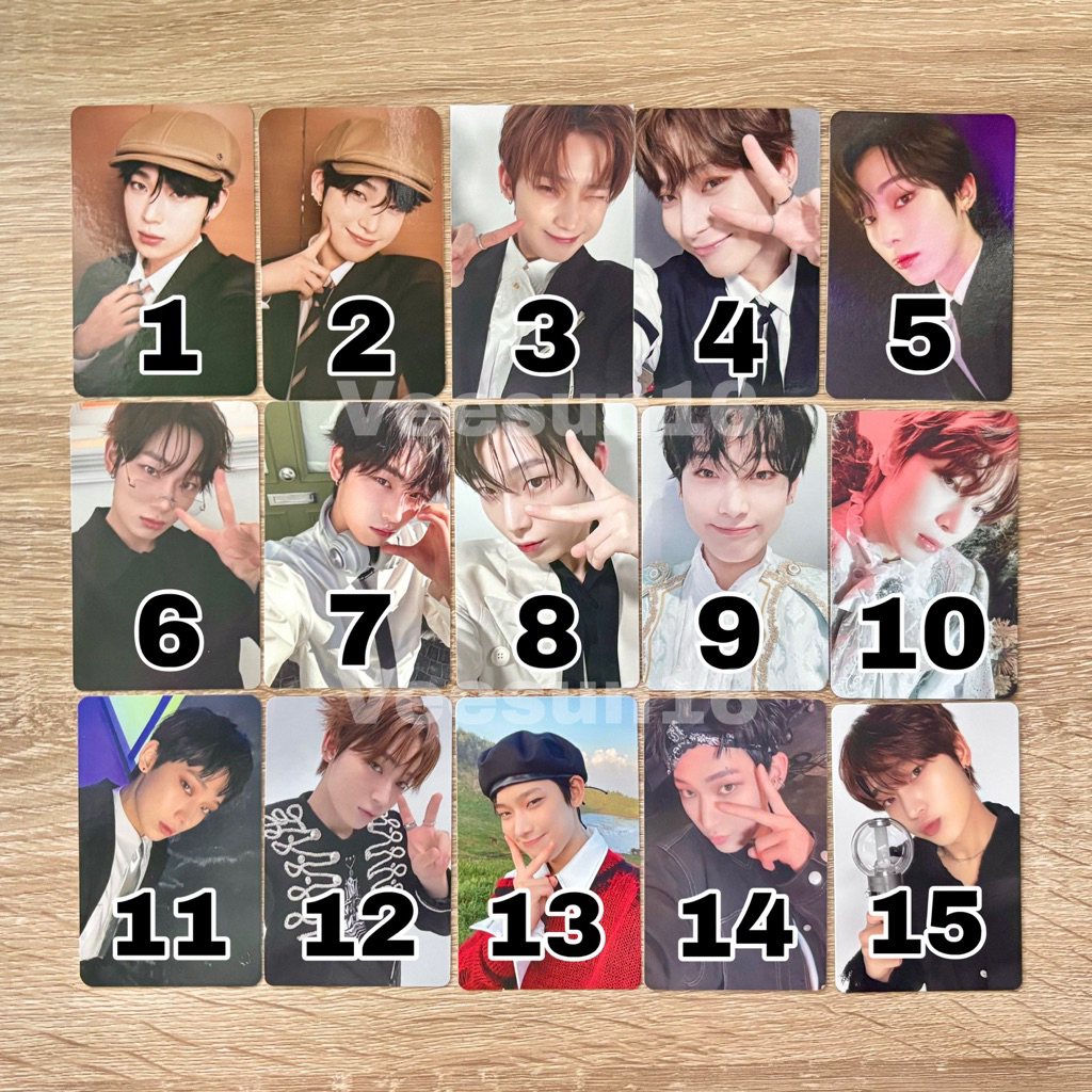[READY STOCK] PC PHOTOCARD SUNOO ENHYPEN (MEMORABILIA, TUSPI, AKASAKA, DICON, BARET, POM, POB)