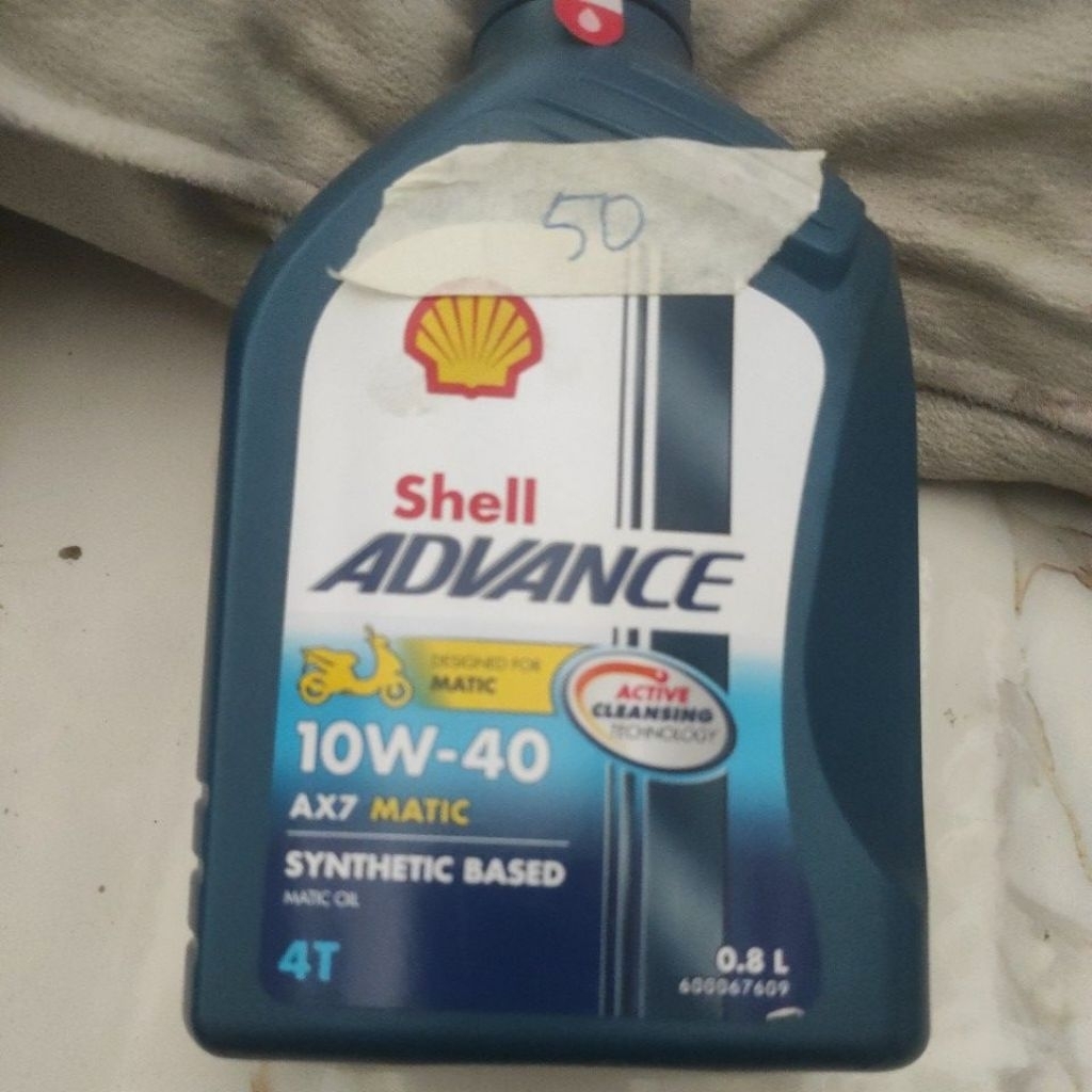OLI MESIN SHELL ADVANCE 10W-40 MATIC ORIGINAL