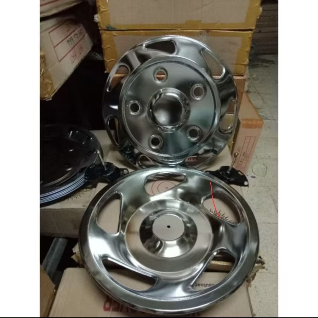 Wheeldop Roda Isuzu Giga PS Canter Ring16 Oval 4pcs Stainless