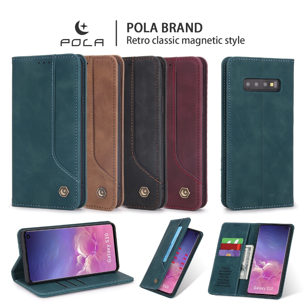 Samsung j5 pro j7 pro j7 prime  Wallet Leather Case Cover Dompet POLA