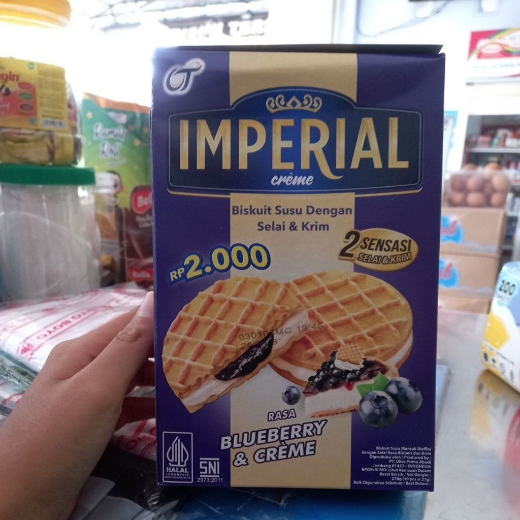 

IMPERIAL BLUEBERRY & CREME 270G (10PCS)