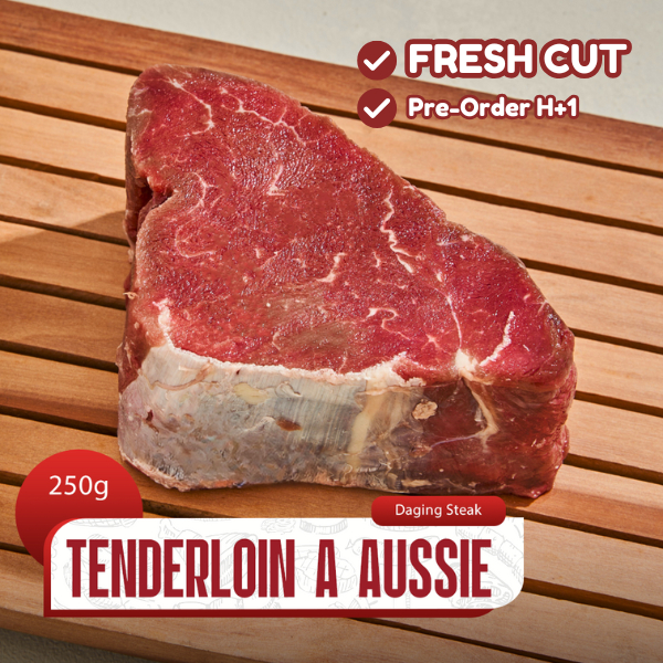 Daging Sapi Premium Tenderloin Grade A Frozen Food Halal 250gr AUS – Daily Beef Jakarta Utara