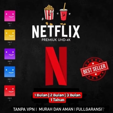 LANGGANAN NETFLIX PREMIUM SHARING ACCOUNT GARANSI