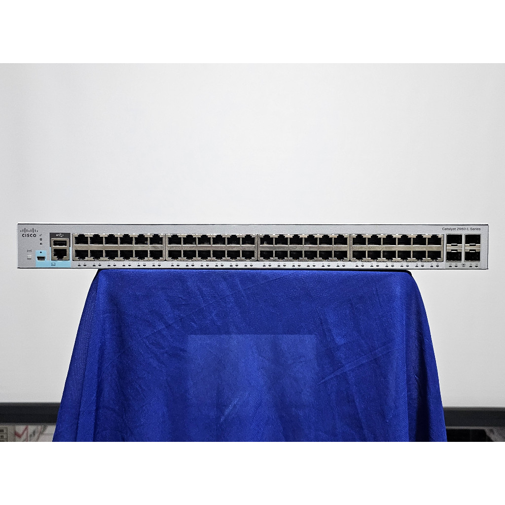 Switch Hub Cisco Catalyst 2960L 48 TS LL 48 Port Gigabit 4 Port SFP Managed