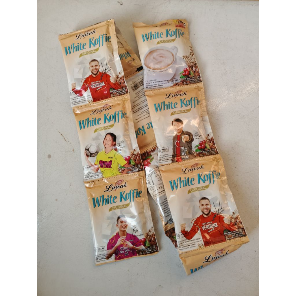 

luwak white coffee renceng isi 10 sachet