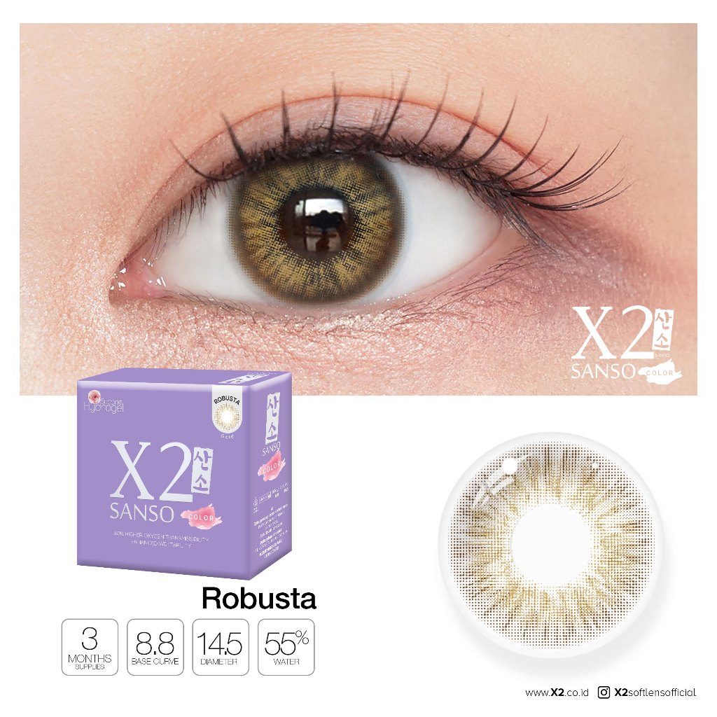 Kustin - Softlens X2 Sanso Robusto (Brown Gold)