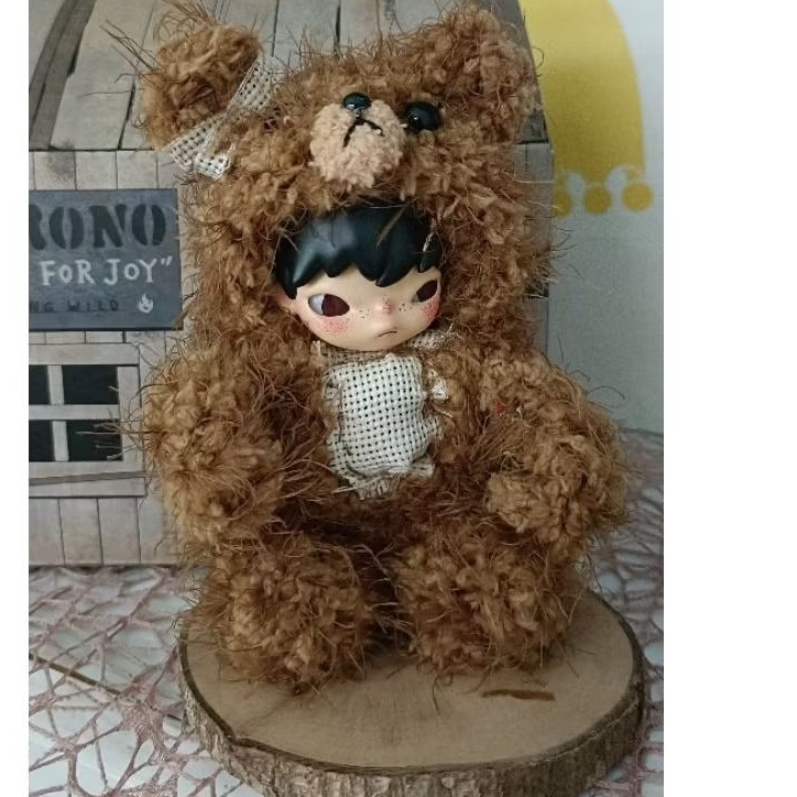kostum boneka hirono keychain bagcharm