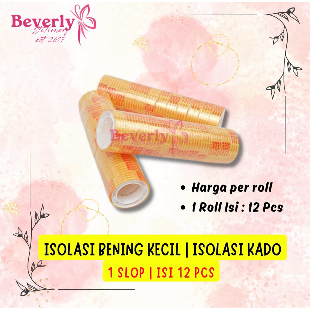 ISOLASI BENING GOLD TAPE / ISOLASI KADO / GOLDTAPE
