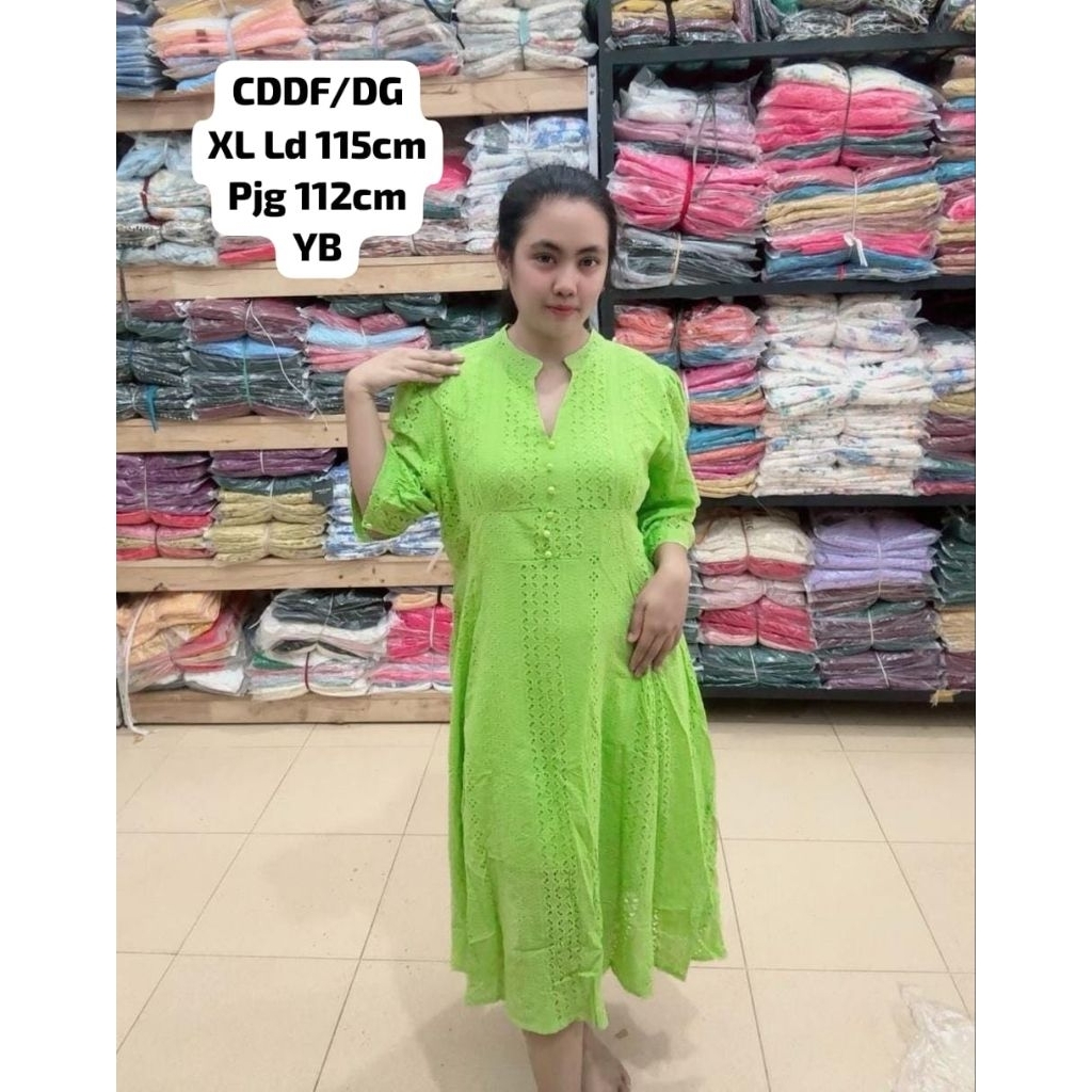 Dresss CD katun bolong cantik asli Bangkok