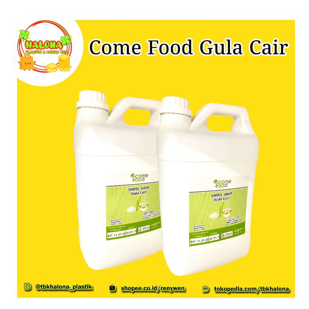 Come Food Gula Cair Kemasan 3000g