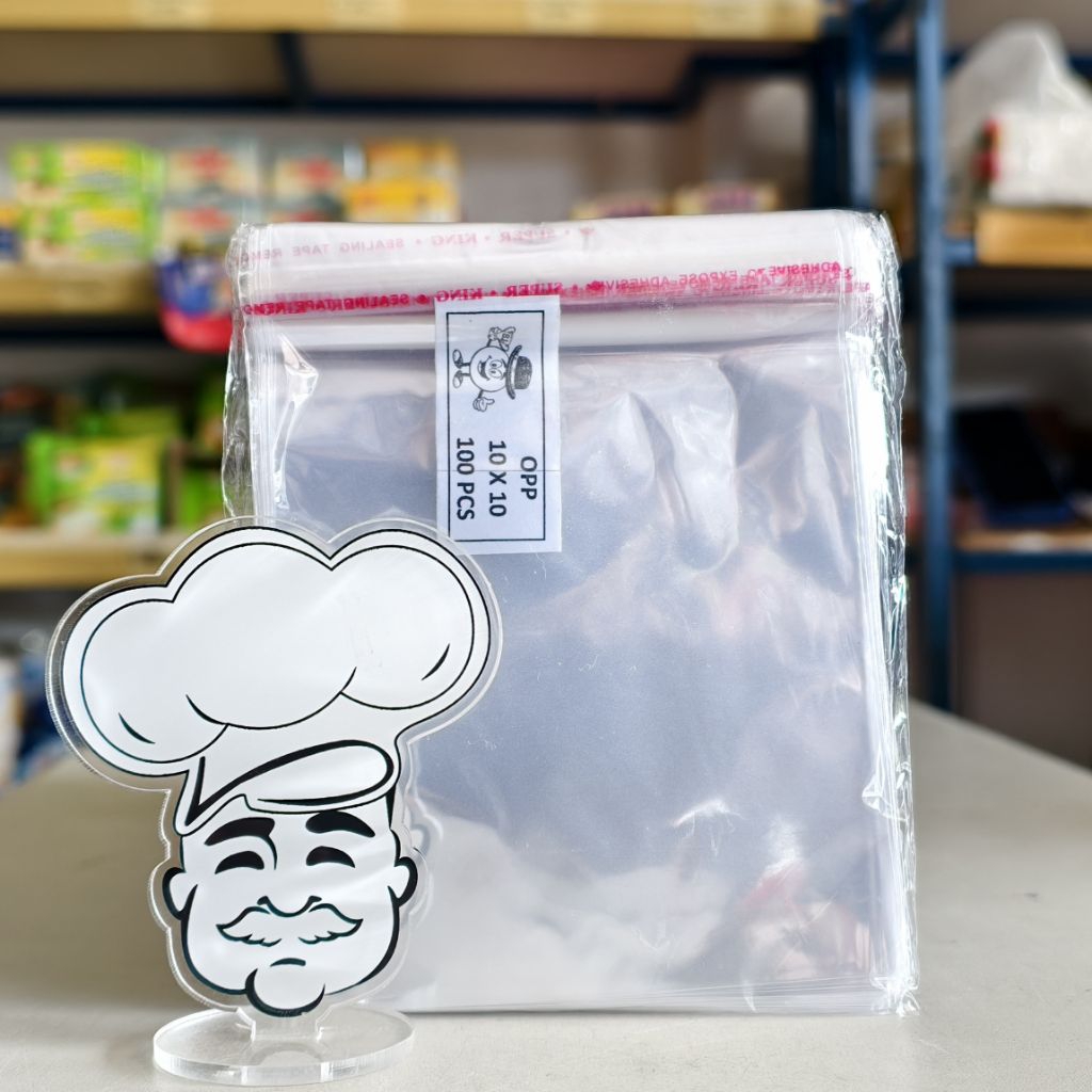 Plastik OPP 10 X 10 Cm / Plastik OPP 10 X 10 Cm / Plastik Seal OPP 10 X 10 Cm / Plastik Cookies 10Cm