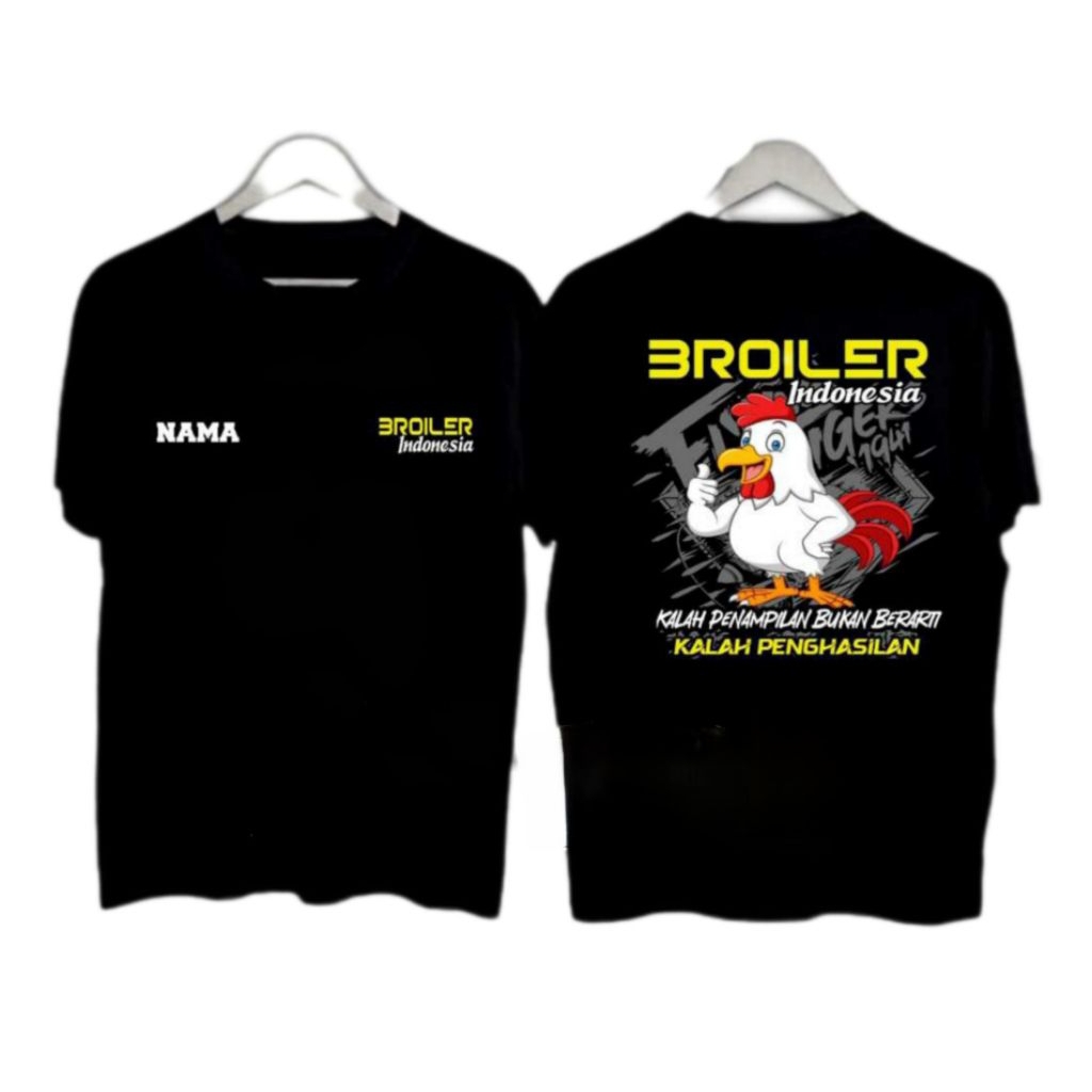 KAOS BROILER INDONESIA//KAOS PETERNAK AYAM
