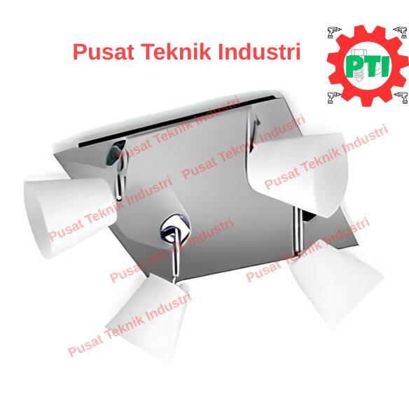 Philips QCZ804 Glacier Ceiling Light (Tanpa Bohlam)