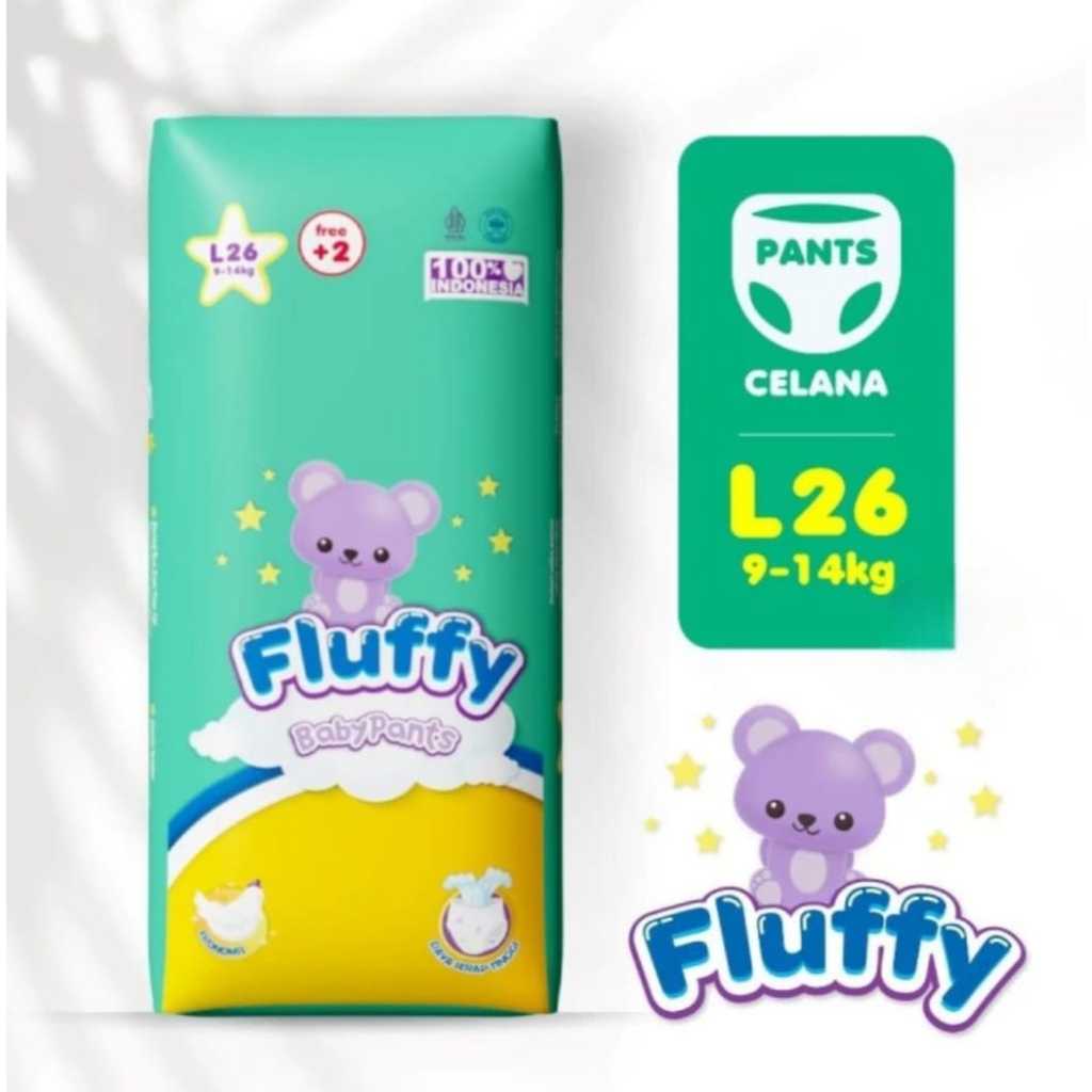 fluffy popok bayi celana pants  baby diapers L26