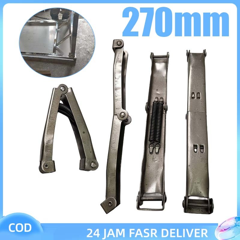RF - 27cm Engesel Utk Meja Lapat Engsel Lipat Kaki Meja Engsel Besi Meja Lipat Flexible Engsel Meja