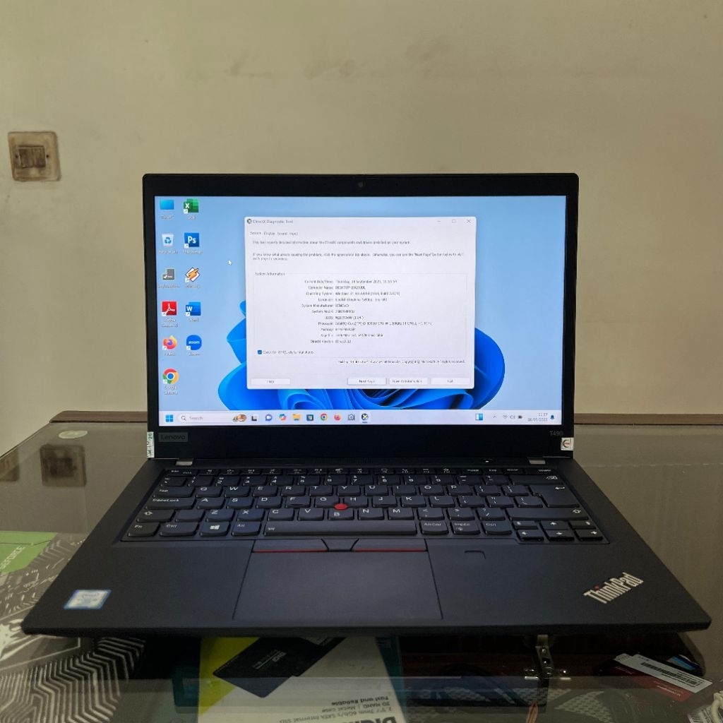 Laptop Lenovo ThinkPad T490 core i5 gen 8 touch screen 14"