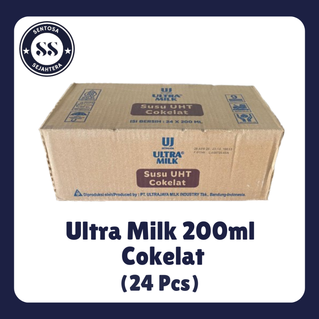 

Ultra Milk 200ml 1 Dus isi 24 pcs