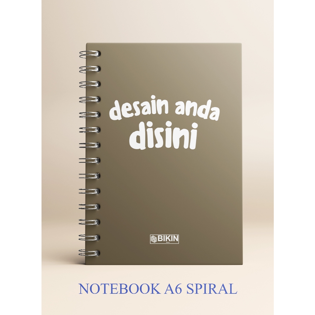 

NOTEBOOK A6 SPIRAL KERTAS HVS COCOK UNTUK SEMINAR KULIAH MERCHANDISE SOUVENIR PERNIKAHAN