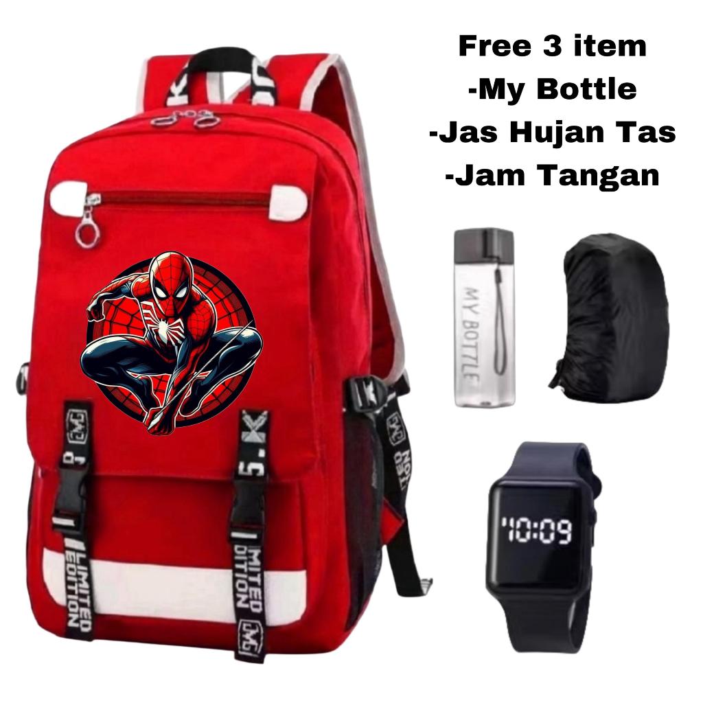 tas anak Spiderman-tas sekolah anak Spiderman