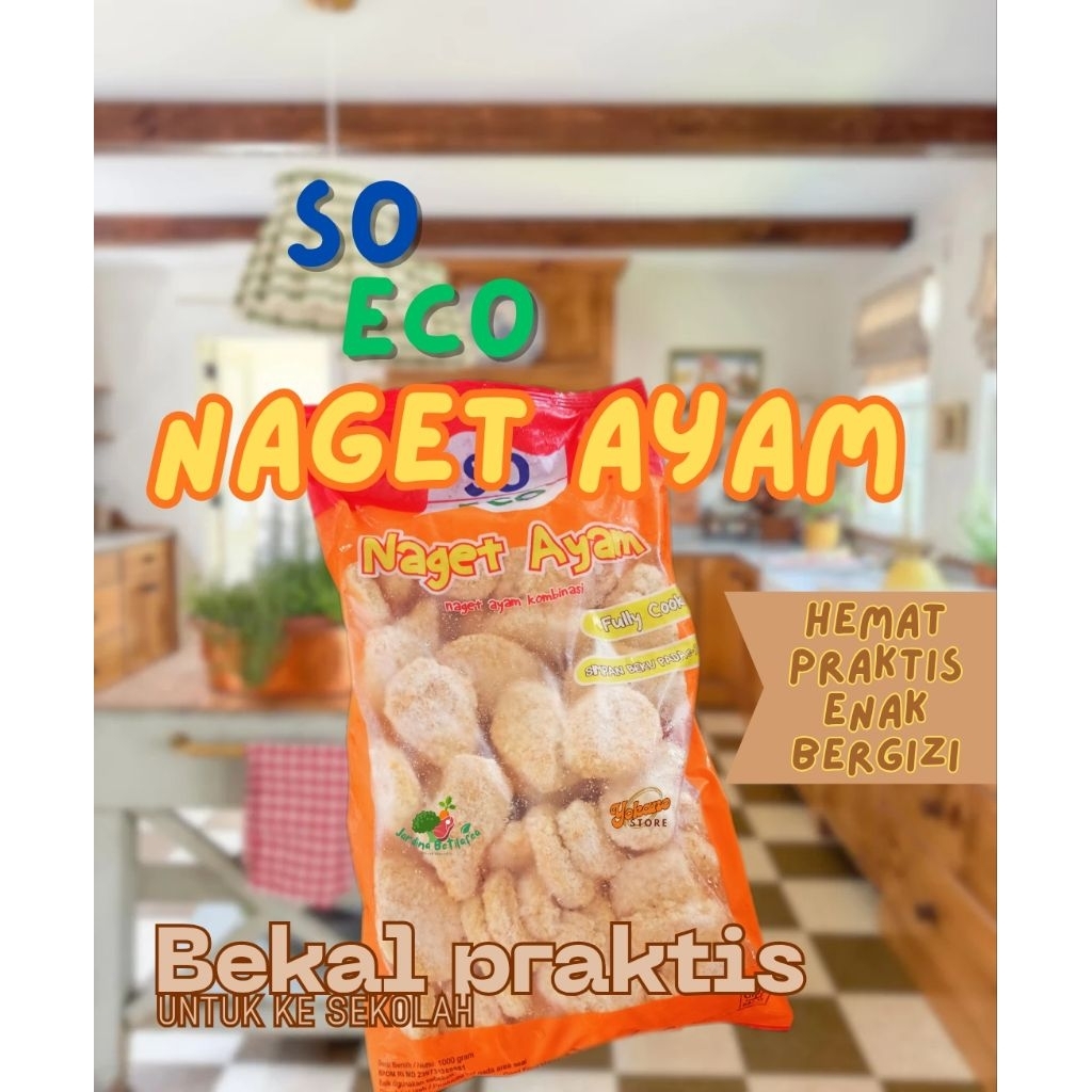 Nugget Ayam So Eco 1 kg