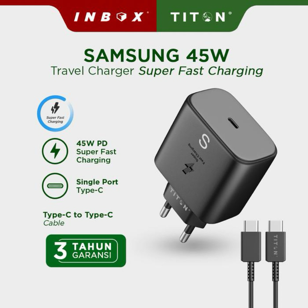 TITON SAMSUNG Gen2 Travel Charger 45Watt