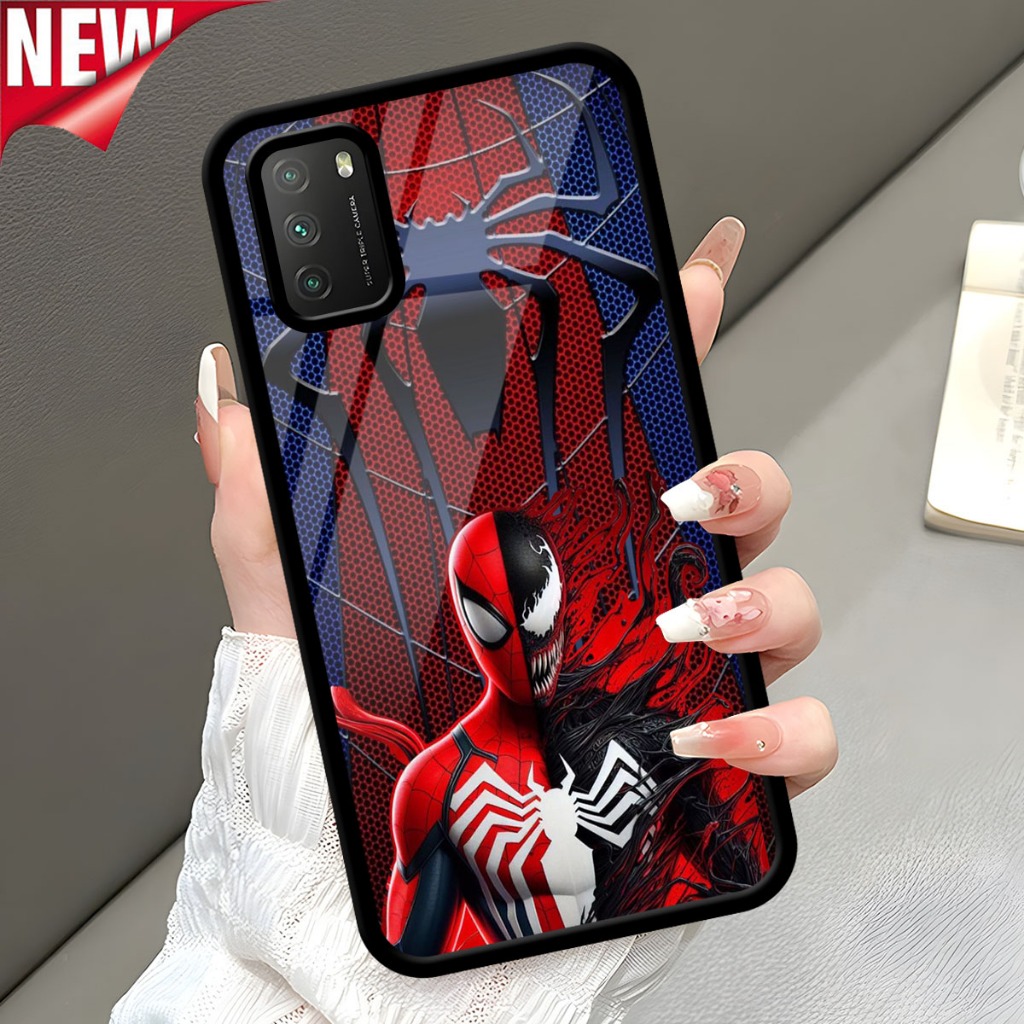 Case Glossy POCO M3 / POCO M3 PRO / POCO M4 / POCO M4 PRO / POCO M5 Casing Hp Hardcase Motif SPDRMN 