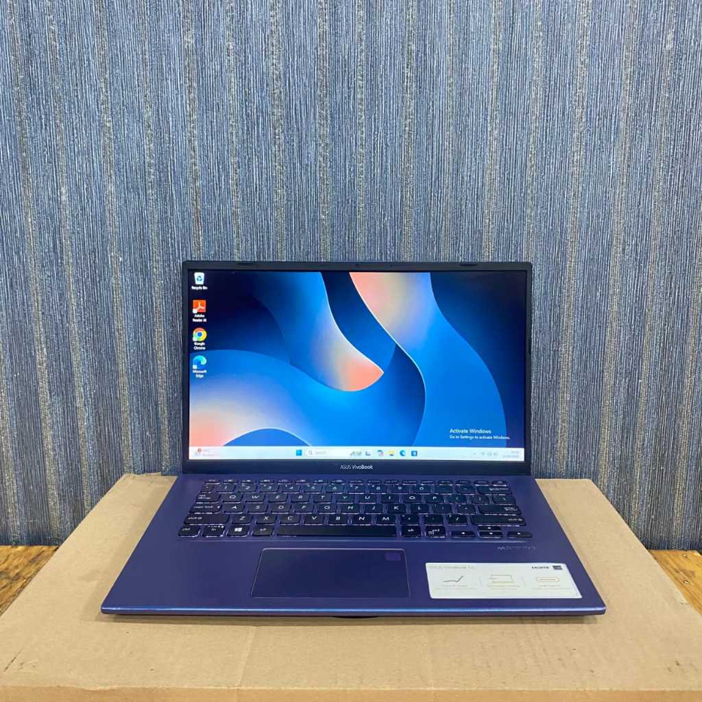 Laptop Asus VivoBook A412FA, Intel Core i5 - 8265U, Ram 8Gb / 512Gb, Purple, BERGARANSI