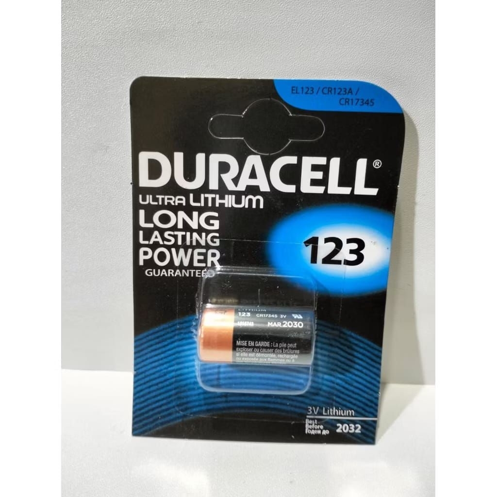 BATERAI DURACELL LITHIUM 3v /CR 123 BATERE DURACELL BATERYY