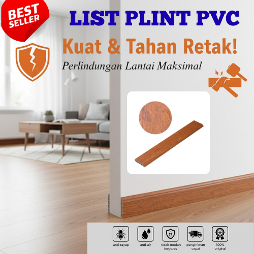 LIST PLINT LANTAI PVC/ PLINT /LIST PLINT FIOORING PVC/LIST PLANK PVC/Skirting Lantai Flooring/LIST L