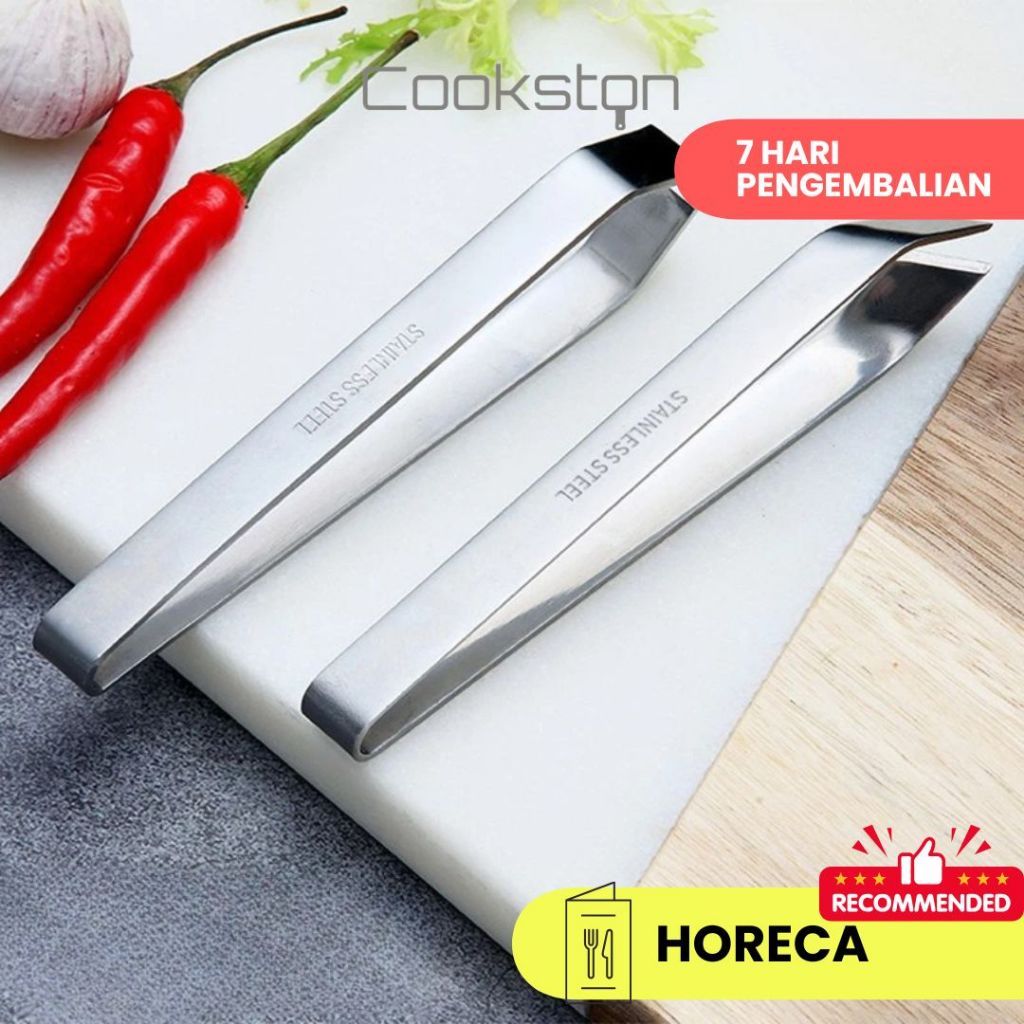 Pinset BBQ Grill Tong Stainless Steel 24cm – Pinset Duri Ikan & Penjepit BBQ Serbaguna
