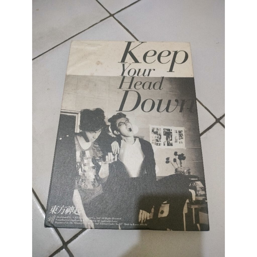 album TVXQ keep your head down