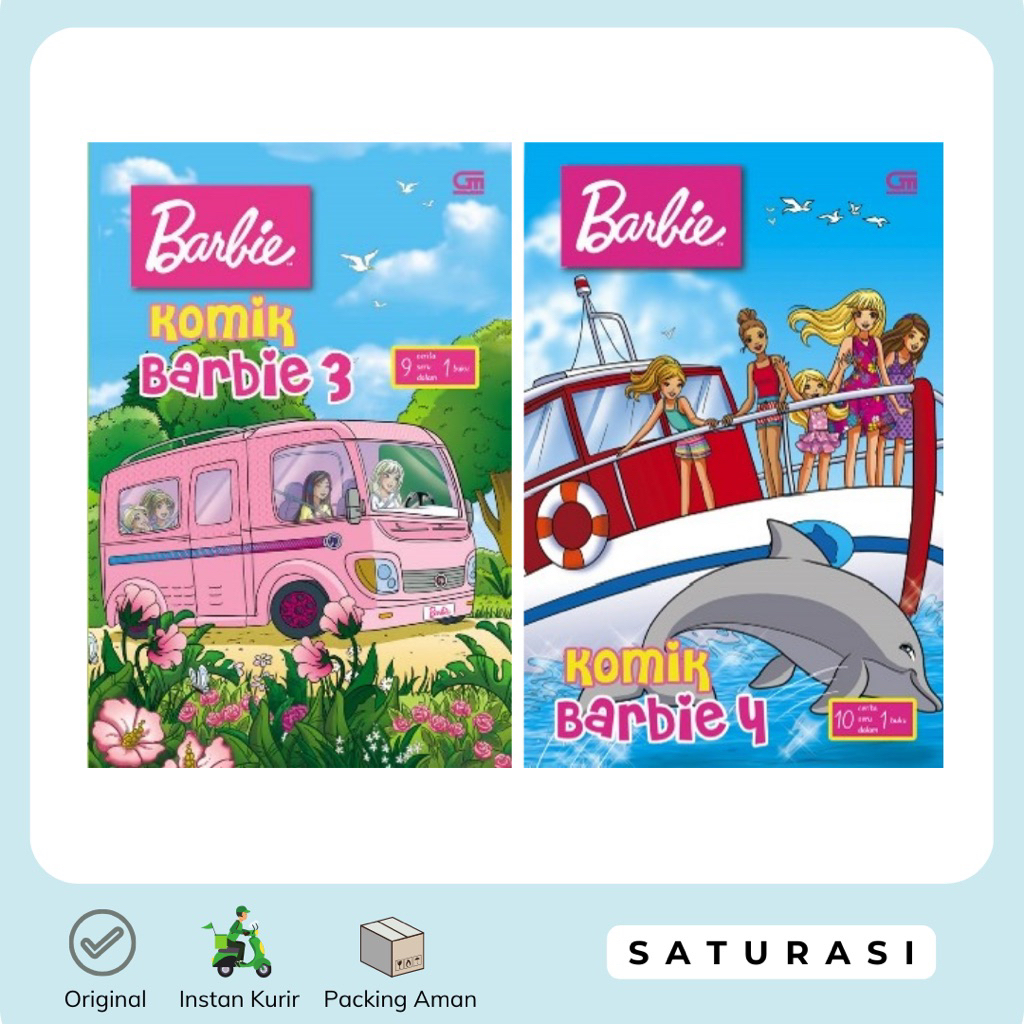 (Saturasi New) Komik Barbie - Buku Komik Anak