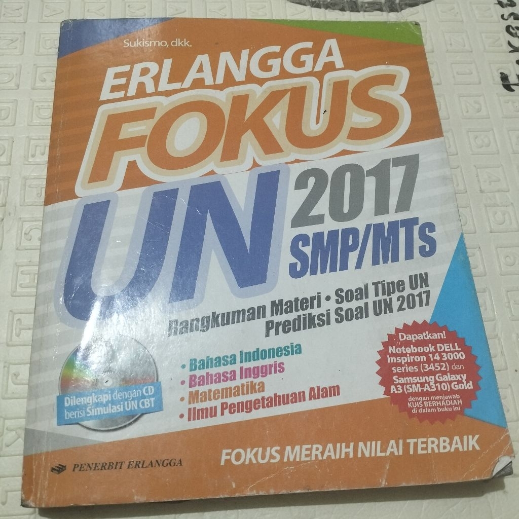 ERLANGGA FOKUS UN SMP 2017 DILENGKAPI DENGAN CD