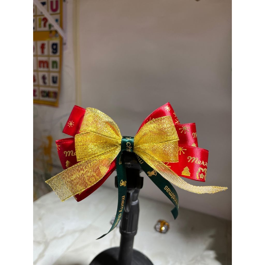 Pita Jadi /Pita Hiasan Pohon Natal/pita natal/handmade natal