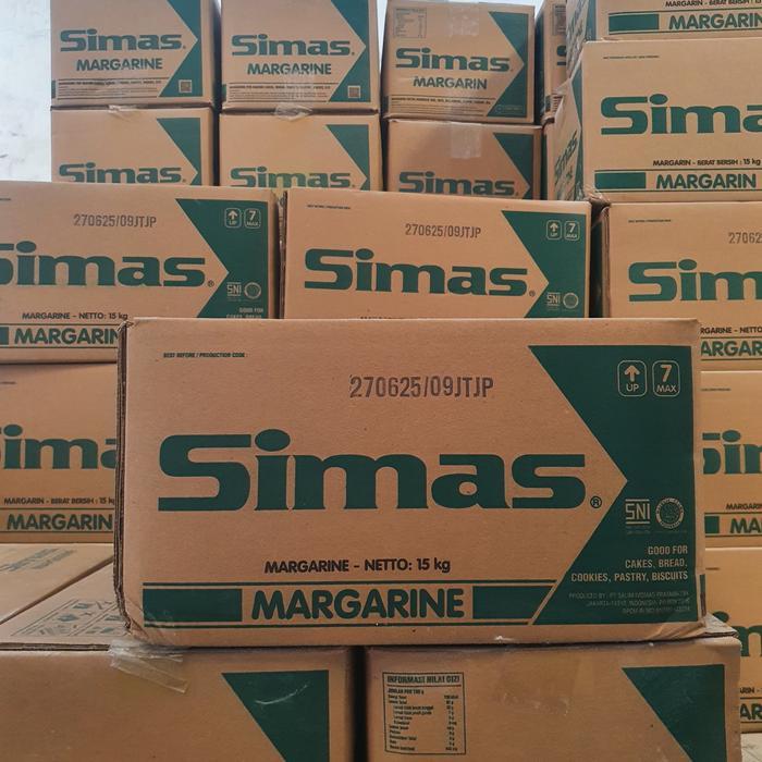 SIMAS MARGARINE MENTEGA 1 DUS ISI 15 KILOGRAM ( 15 KG) READY GOJEK GRAB