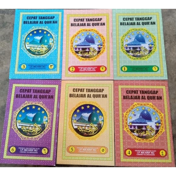 Cepat Tanggap Belajar Al-Quran Metode An-Nahdliyah Jilid 1-6