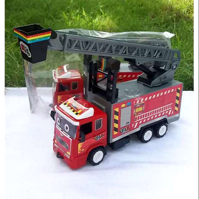 Mainan Anak Edukasi Mobil Truk Pemadam Kebakaran Ada Tangga Mainan Anak 3 Tahun+ JSP 3014